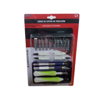 JUEGO DE CUTTERS, CUCHILLAS Y ACCESORIOS DISMOER 25150