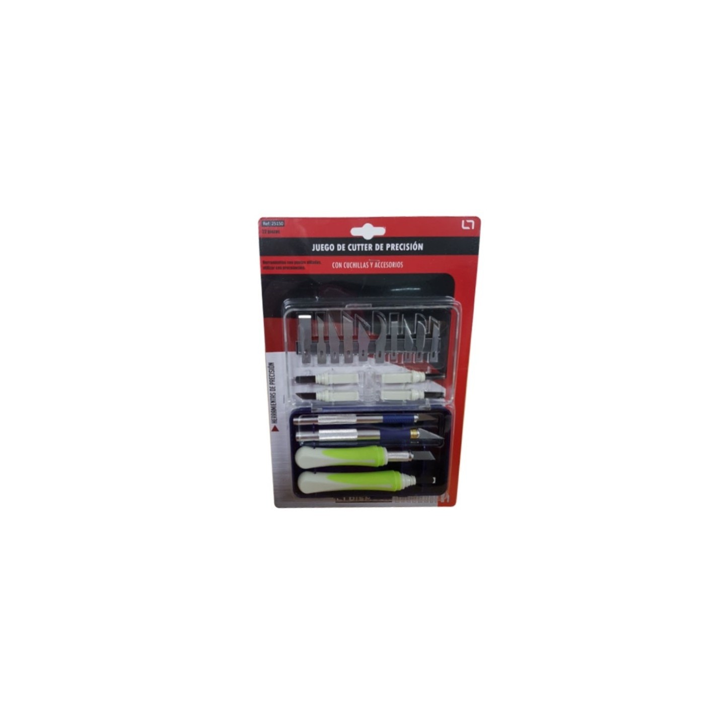 JUEGO DE CUTTERS, CUCHILLAS Y ACCESORIOS DISMOER 25150