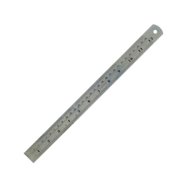 REGLA 30cm ACERO DISMOER 20035