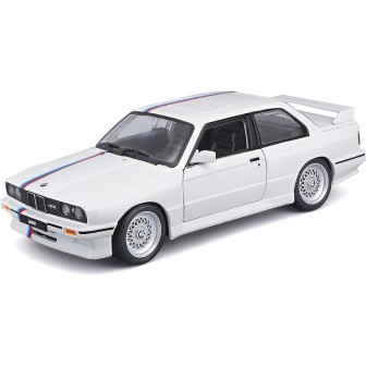 BMW M3 (E30) 1988 BLANCO BURAGO 21100 ESCALA 1/24