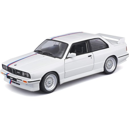 BMW M3 (E30) 1988 BLANCO BURAGO 21100 ESCALA 1/24