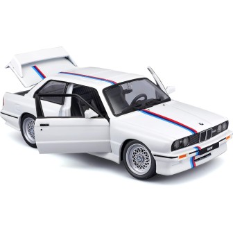 BMW M3 (E30) 1988 BLANCO BURAGO 21100 ESCALA 1/24