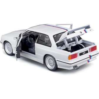 BMW M3 (E30) 1988 BLANCO BURAGO 21100 ESCALA 1/24