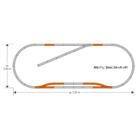 SET VIAS B1 ROCO 61151 ESCALA  H0