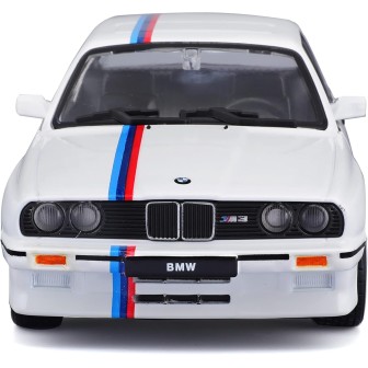 BMW M3 (E30) 1988 BLANCO BURAGO 21100 ESCALA 1/24