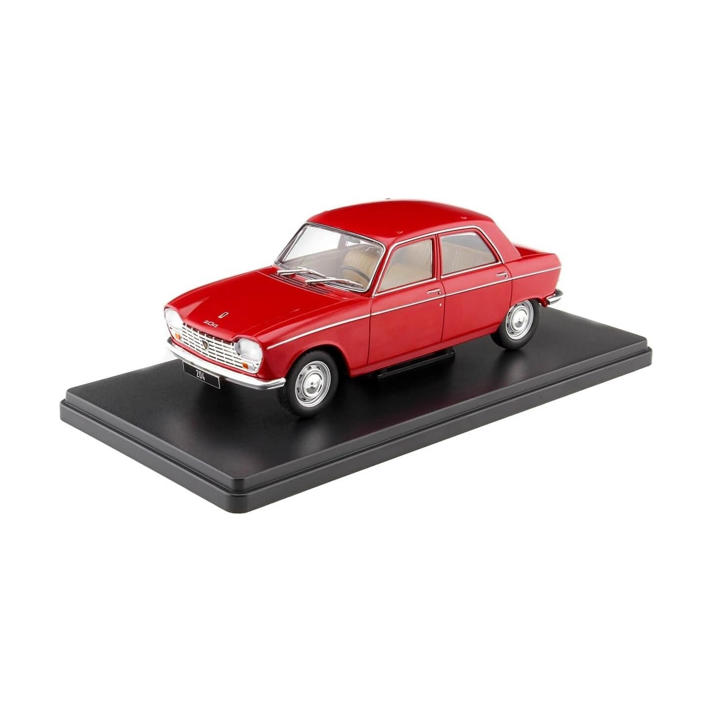 PEUGEOT 204 1968 ROJO WHITE BOX 124181 ESCALA 1/24