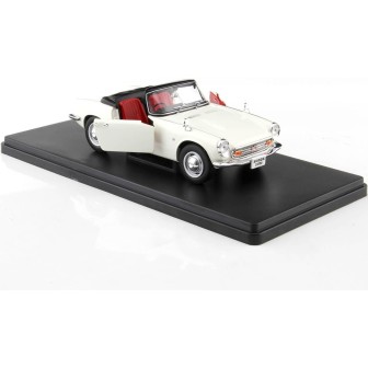 HONDA S800 CONVERTIBLE 1966 BLANCO WHITE BOX 124184 ESCALA 1/24