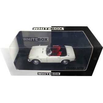HONDA S800 CONVERTIBLE 1966 BLANCO WHITE BOX 124184 ESCALA 1/24