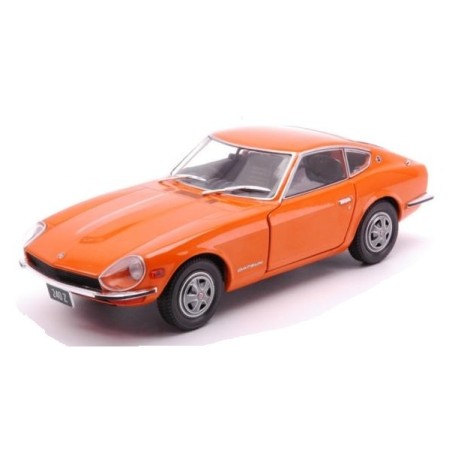 DATSUN 240 Z 1969 NARANJA WHITE BOX 124198O ESCALA 1/24