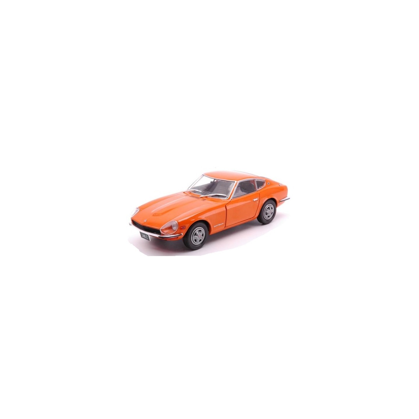 DATSUN 240 Z 1969 NARANJA WHITE BOX 124198O ESCALA 1/24