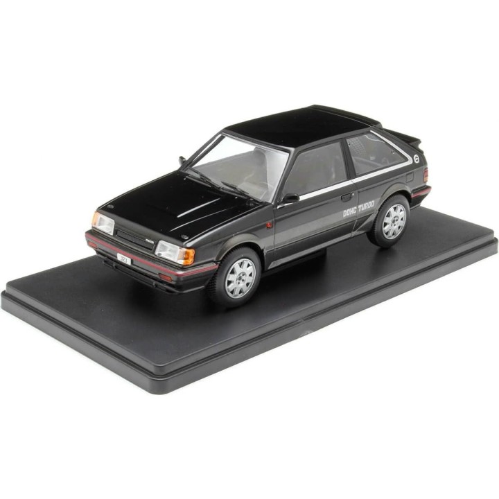 MAZDA 323 4WD TURBO NEGRO WHITE BOX 124222 ESCALA 1/24