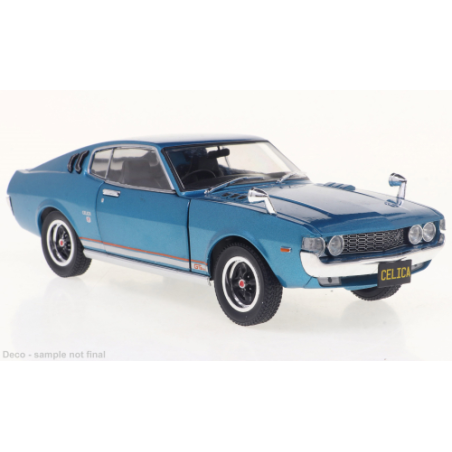 TOYOTA CELICA LB 2000 GT 1973 AZUL TURQUESA WHITE BOX 124240 ESCALA 1/24