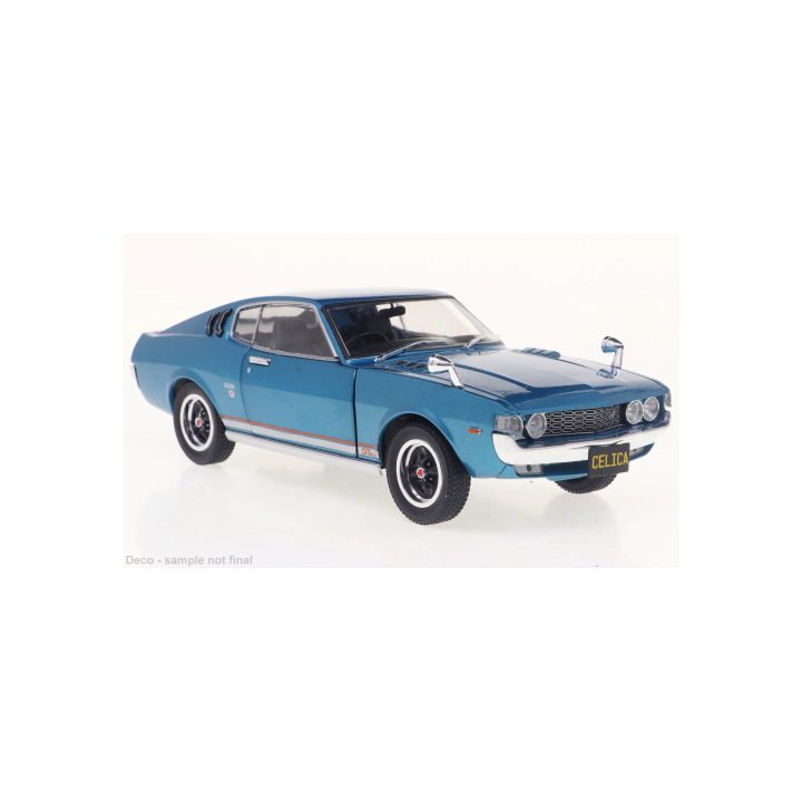 TOYOTA CELICA LB 2000 GT 1973 AZUL TURQUESA WHITE BOX 124240 ESCALA 1/24