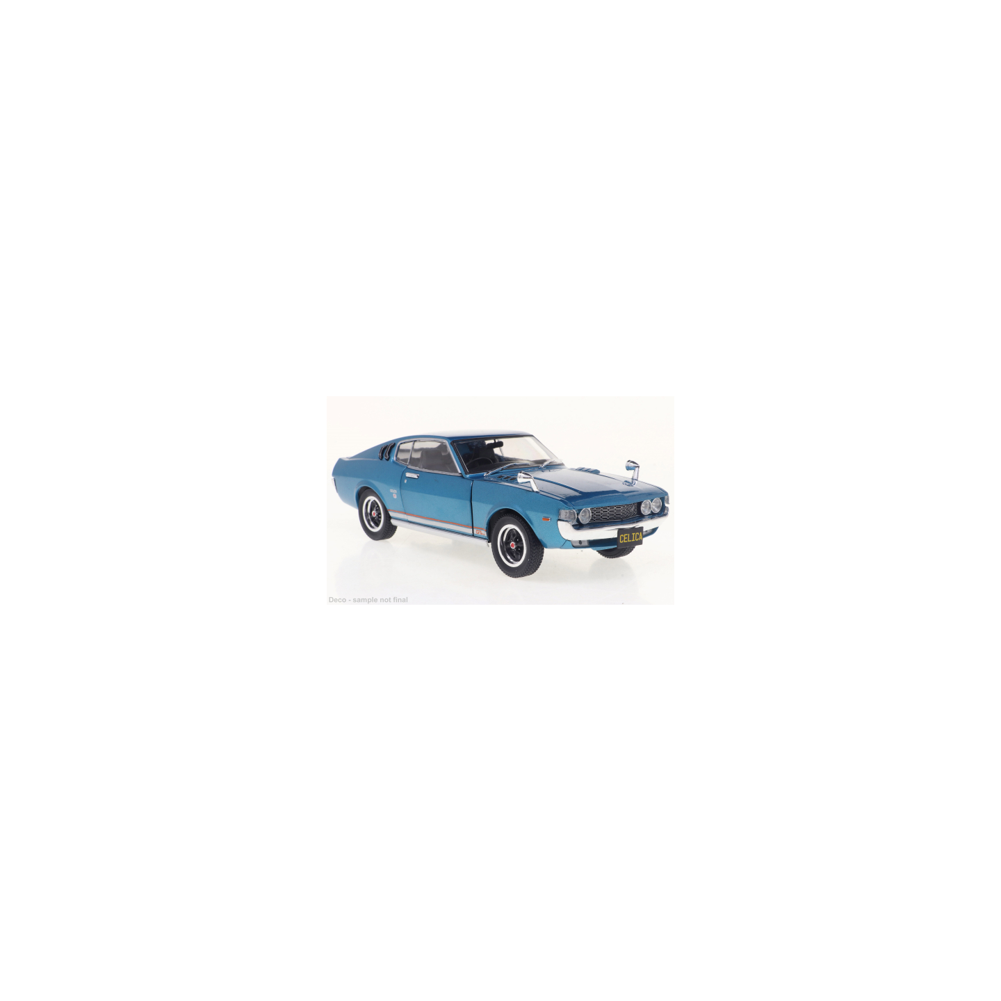 TOYOTA CELICA LB 2000 GT 1973 AZUL TURQUESA WHITE BOX 124240 ESCALA 1/24