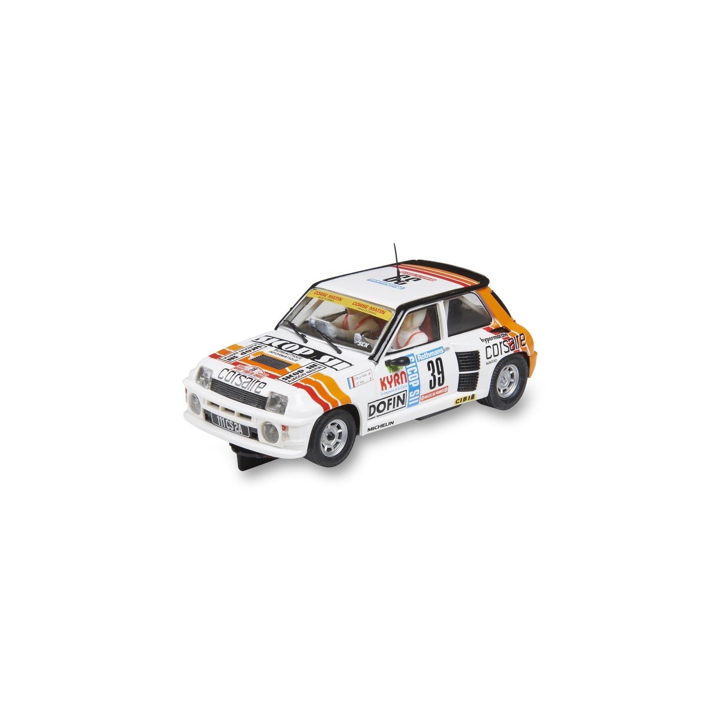 RENAULT 5 TURBO - TOUR DE CORSE '84 SCALEXTRIC ADVANCE E10554S300  1/32