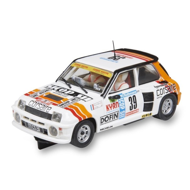 RENAULT 5 TURBO - TOUR DE CORSE '84 SCALEXTRIC ORIGINAL U10554S300  1/32