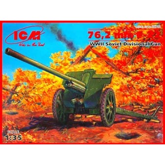 ANTITANQUE SOVIETICO F-22 7,62 cm ICM 1/35
