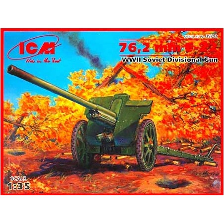 ANTITANQUE SOVIETICO F-22 7,62 cm ICM 1/35