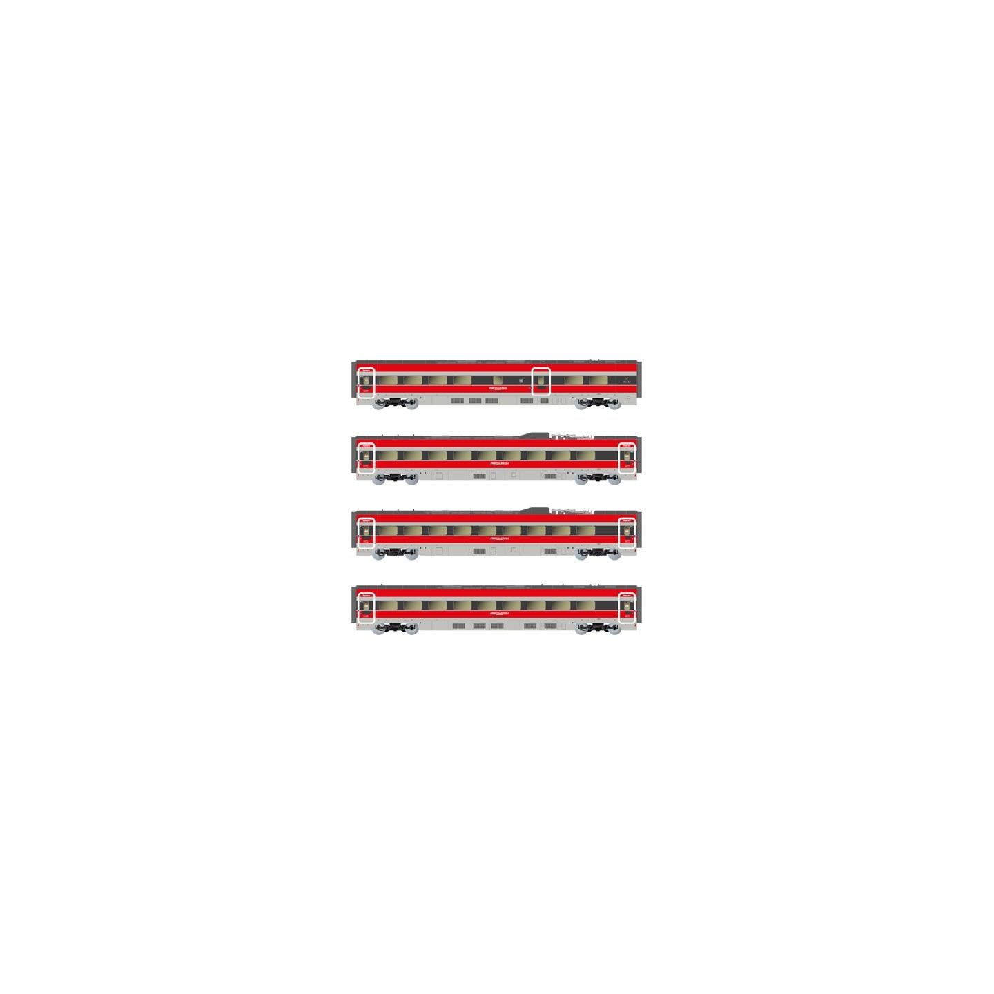 SET AMPLIACION 4 COCHES INTERMEDIOS ARNOLD HN3515 ESCALA N