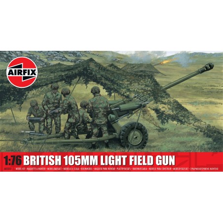 CAÑON LIGERO BRITANICO 105mm AIRFIX A02332 ESCALA 1/76