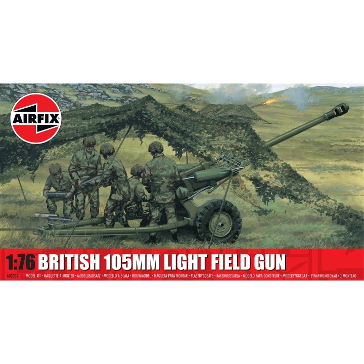 CAÑON LIGERO BRITANICO 105mm AIRFIX A02332 ESCALA 1/76