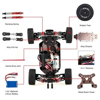 BUGGY +60km/h 4x4 1/14 WLTOYS 144001