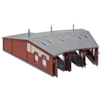 DEPOSITO DE LOCOMOTORAS CON 3 COCHERAS FALLER 120176 ESCALA H0