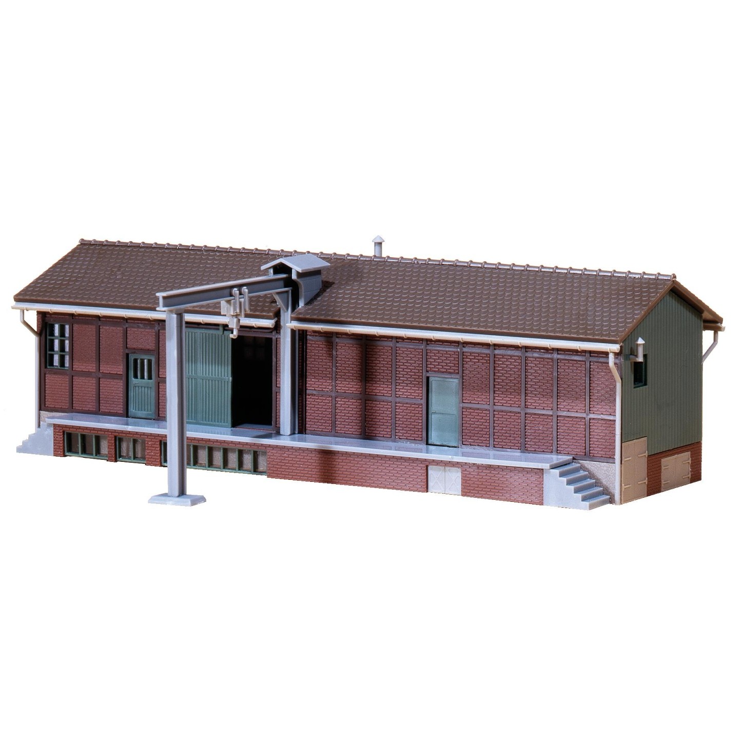 MUELLE DE CARGA CON GRUA FALLER 120152 ESCALA H0