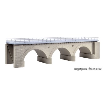 PUENTE DE PIEDRA RECTO 34cm KIBRI 39721 ESCALA H0