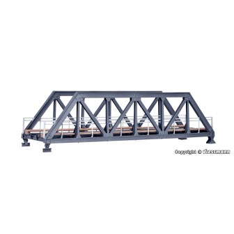 PUENTE DE ACERO RECTO 27,5cm KIBRI 39701 ESCALA H0