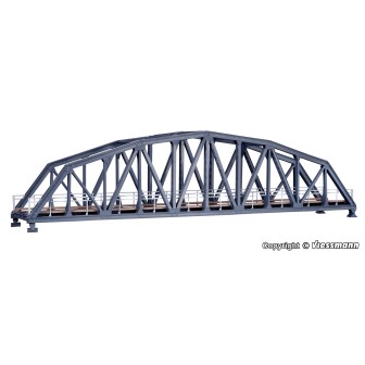 PUENTE DE ACERO RECTO 46cm KIBRI 39700 ESCALA H0