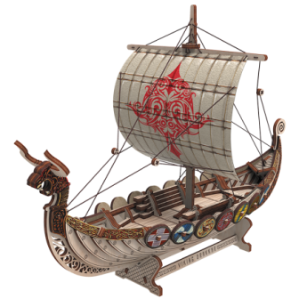 KIT MONTAJE DRAKKAR VIKINGO BATTLE DRAGON" EWA 59610113"