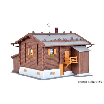 CASA DE MADERA EN LA MONTAÑA KIBRI 38804 ESCALA H0