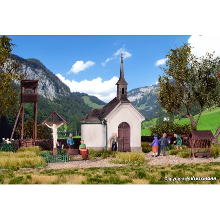 CAPILLA CON ACCESORIOS KIBRI 39780 ESCALA H0