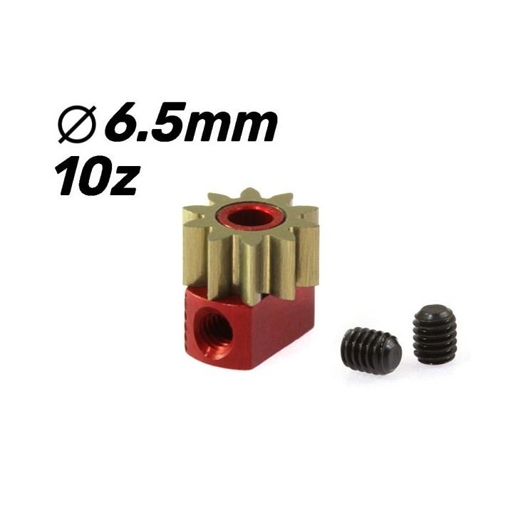 PIÑON EXTRAIBLE 10D M50 6,5mm SCALEAUTO SC1070E65