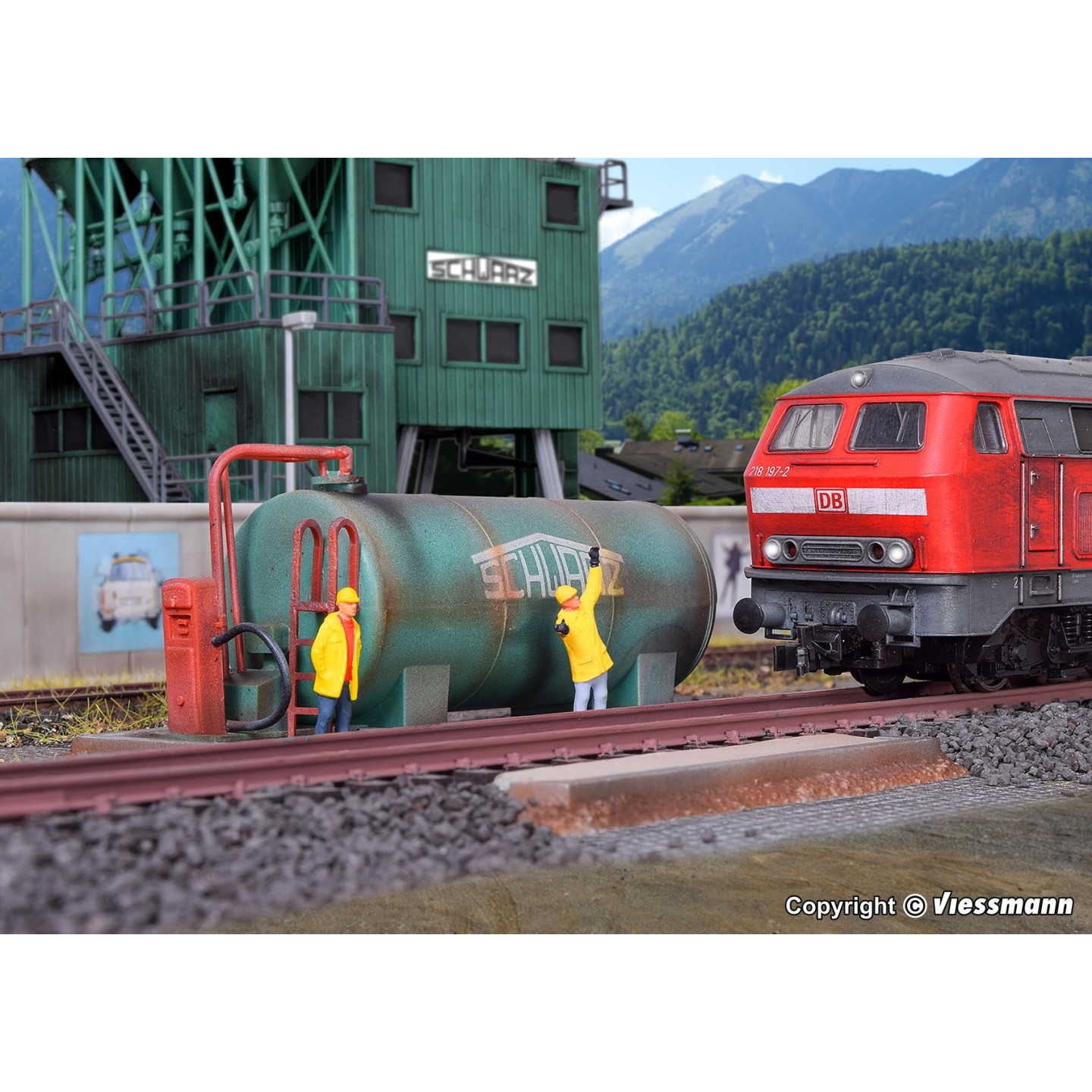 DEPOSITO DIESEL KIBRI 39932 ESCALA H0