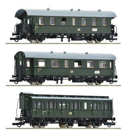SET 3 COCHES DE PASAJEROS ROCO 6200131 ESCALA H0