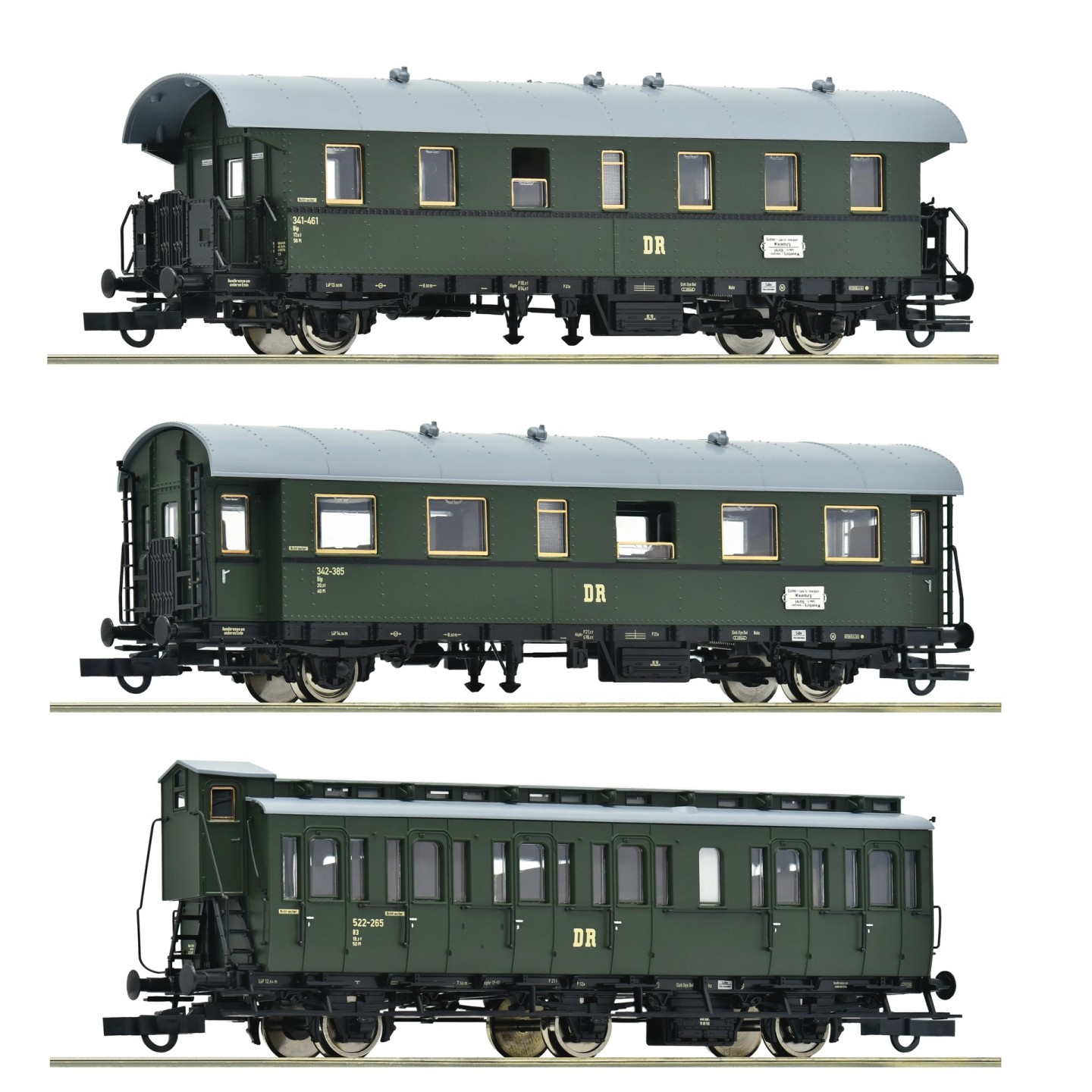 SET 3 COCHES DE PASAJEROS ROCO 6200131 ESCALA H0