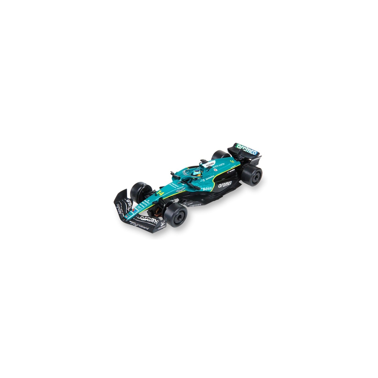 FORMULA 1 FERNANDO ALONSO - ASTON MARTIN SCALEXTRIC ORIGINAL U10597S300  1/32