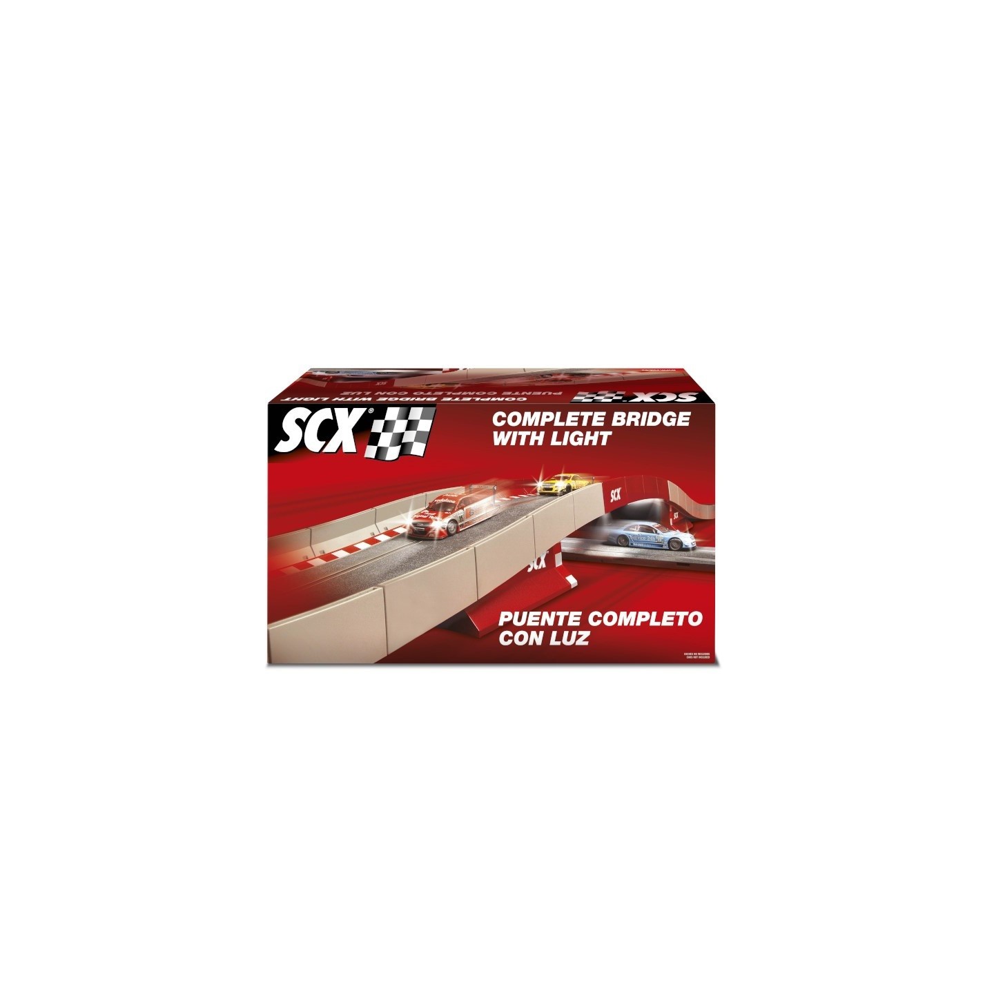 SET PUENTE CON LUZ SCALEXTRIC ORIGINAL U10538X100  1/32