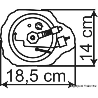 DEPOSITO DIESEL VOLLMER 45530 ESCALA H0