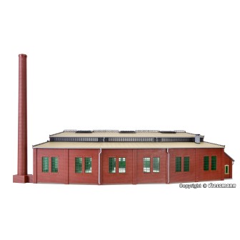 DEPOSITO PARA 3 LOCOMOTORAS CON TALLER VOLLMER 45754 ESCALA H0