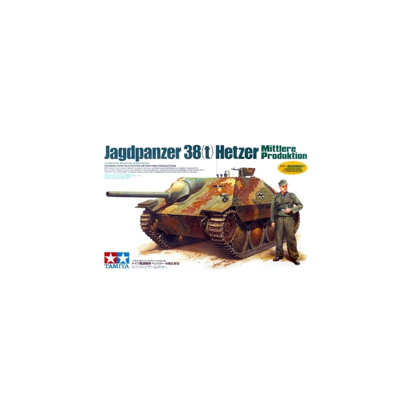 JAGDPANZER 38t HETZER TAMIYA 35285 ESCALA 1/35
