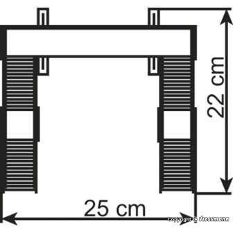 PASARELA DE PEATONES VOLLMER 45709 ESCALA H0