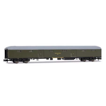FURGON POSTAL DGCT-7 RENFE VERDE OLIVA ARNOLD HN4505 ESCALA N