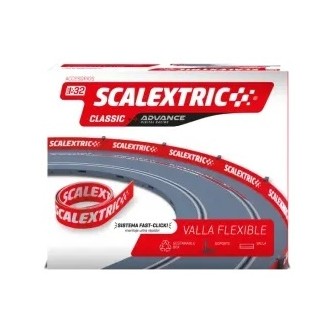 3 METROS BARRERA FLEXIBLE CON 20 SUJECIONES SCALEXTRIC U10591S100  1/32