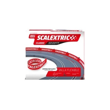 3 METROS BARRERA FLEXIBLE CON 20 SUJECIONES SCALEXTRIC U10591S100  1/32