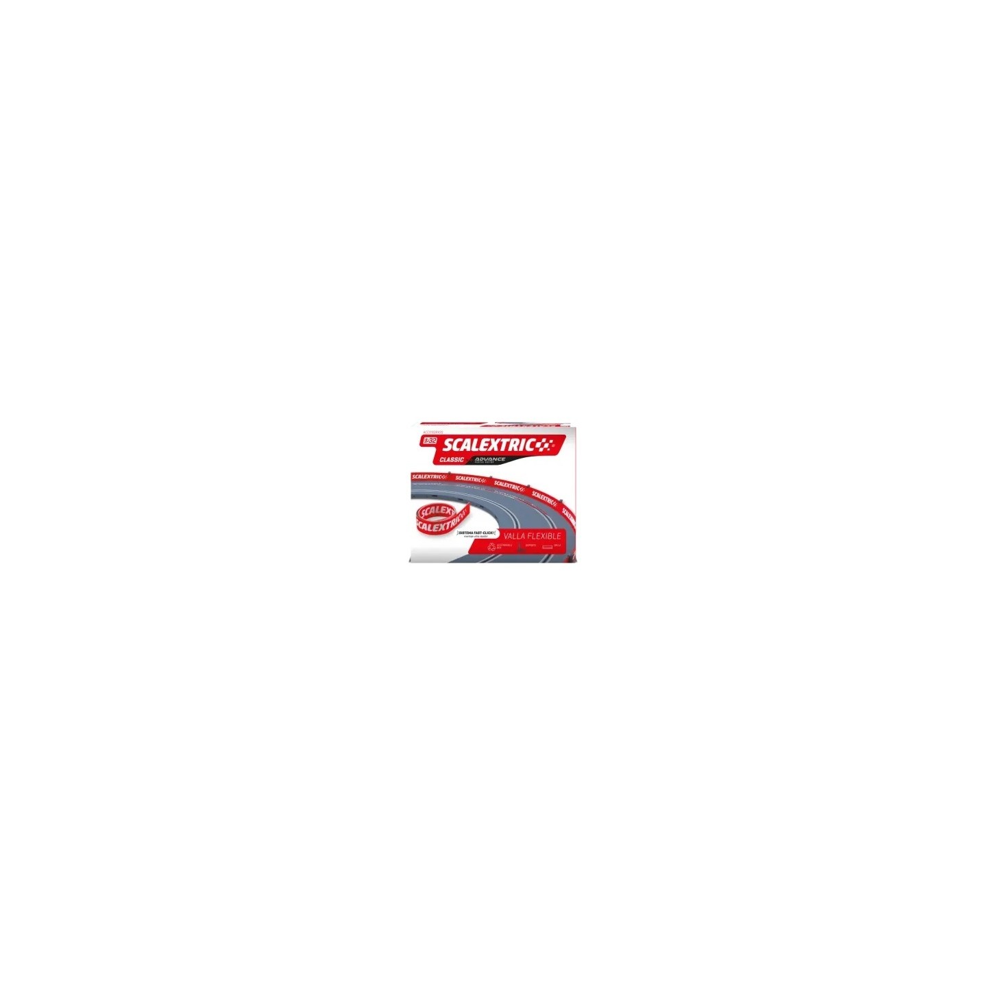 3 METROS BARRERA FLEXIBLE CON 20 SUJECIONES SCALEXTRIC U10591S100  1/32