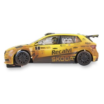 SKODA FABIA WRC2 - COHETE SUÁREZ MUD EFFECT SCALEXTRIC ADVANCE E10565S300  1//32
