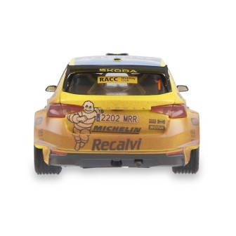 SKODA FABIA WRC2 - COHETE SUÁREZ MUD EFFECT SCALEXTRIC ADVANCE E10565S300  1//32